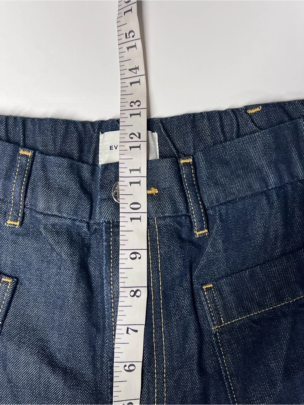 Everlane Dark Wash Wide-Leg Flare Jeans